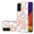 Custodia Silicone Gel Morbida Fantasia Modello Cover con Anello Supporto Y01B per Samsung Galaxy A82 5G Rosa