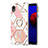 Custodia Silicone Gel Morbida Fantasia Modello Cover con Anello Supporto Y01B per Samsung Galaxy M01 Core