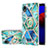 Custodia Silicone Gel Morbida Fantasia Modello Cover con Anello Supporto Y01B per Samsung Galaxy M01 Core Verde Pastello