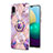 Custodia Silicone Gel Morbida Fantasia Modello Cover con Anello Supporto Y01B per Samsung Galaxy M02