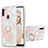 Custodia Silicone Gel Morbida Fantasia Modello Cover con Anello Supporto Y01B per Samsung Galaxy M11