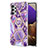 Custodia Silicone Gel Morbida Fantasia Modello Cover con Anello Supporto Y01B per Samsung Galaxy M32 5G