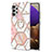 Custodia Silicone Gel Morbida Fantasia Modello Cover con Anello Supporto Y01B per Samsung Galaxy M32 5G