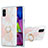 Custodia Silicone Gel Morbida Fantasia Modello Cover con Anello Supporto Y01B per Samsung Galaxy M51 Rosa