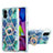 Custodia Silicone Gel Morbida Fantasia Modello Cover con Anello Supporto Y01B per Samsung Galaxy M51 Verde Notte