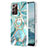 Custodia Silicone Gel Morbida Fantasia Modello Cover con Anello Supporto Y01B per Samsung Galaxy Note 20 Ultra 5G