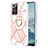 Custodia Silicone Gel Morbida Fantasia Modello Cover con Anello Supporto Y01B per Samsung Galaxy Note 20 Ultra 5G