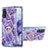 Custodia Silicone Gel Morbida Fantasia Modello Cover con Anello Supporto Y01B per Samsung Galaxy S20 5G