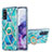 Custodia Silicone Gel Morbida Fantasia Modello Cover con Anello Supporto Y01B per Samsung Galaxy S20 5G Verde