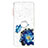 Custodia Silicone Gel Morbida Fantasia Modello Cover con Anello Supporto Y01X per Samsung Galaxy A12 Nacho Blu