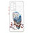 Custodia Silicone Gel Morbida Fantasia Modello Cover con Anello Supporto Y01X per Samsung Galaxy A73 5G