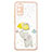 Custodia Silicone Gel Morbida Fantasia Modello Cover con Anello Supporto Y01X per Samsung Galaxy S20 5G Giallo