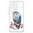 Custodia Silicone Gel Morbida Fantasia Modello Cover con Anello Supporto Y01X per Samsung Galaxy S20 Ultra