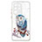 Custodia Silicone Gel Morbida Fantasia Modello Cover con Anello Supporto Y01X per Samsung Galaxy S20 Ultra 5G Multicolore