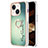 Custodia Silicone Gel Morbida Fantasia Modello Cover con Anello Supporto Y02B per Apple iPhone 13