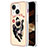 Custodia Silicone Gel Morbida Fantasia Modello Cover con Anello Supporto Y02B per Apple iPhone 13 Khaki