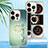 Custodia Silicone Gel Morbida Fantasia Modello Cover con Anello Supporto Y02B per Apple iPhone 13 Pro