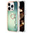 Custodia Silicone Gel Morbida Fantasia Modello Cover con Anello Supporto Y02B per Apple iPhone 13 Pro Max