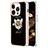 Custodia Silicone Gel Morbida Fantasia Modello Cover con Anello Supporto Y02B per Apple iPhone 14 Pro