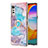 Custodia Silicone Gel Morbida Fantasia Modello Cover con Anello Supporto Y02B per LG Velvet 4G