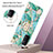 Custodia Silicone Gel Morbida Fantasia Modello Cover con Anello Supporto Y02B per Oppo A93 5G