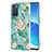 Custodia Silicone Gel Morbida Fantasia Modello Cover con Anello Supporto Y02B per Oppo Reno6 5G