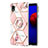 Custodia Silicone Gel Morbida Fantasia Modello Cover con Anello Supporto Y02B per Samsung Galaxy A01 Core