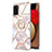 Custodia Silicone Gel Morbida Fantasia Modello Cover con Anello Supporto Y02B per Samsung Galaxy A02s