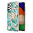 Custodia Silicone Gel Morbida Fantasia Modello Cover con Anello Supporto Y02B per Samsung Galaxy A23 5G