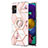 Custodia Silicone Gel Morbida Fantasia Modello Cover con Anello Supporto Y02B per Samsung Galaxy A51 4G