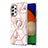 Custodia Silicone Gel Morbida Fantasia Modello Cover con Anello Supporto Y02B per Samsung Galaxy A53 5G