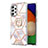 Custodia Silicone Gel Morbida Fantasia Modello Cover con Anello Supporto Y02B per Samsung Galaxy A53 5G