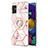 Custodia Silicone Gel Morbida Fantasia Modello Cover con Anello Supporto Y02B per Samsung Galaxy M40S