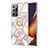 Custodia Silicone Gel Morbida Fantasia Modello Cover con Anello Supporto Y02B per Samsung Galaxy Note 20 Ultra 5G