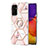 Custodia Silicone Gel Morbida Fantasia Modello Cover con Anello Supporto Y02B per Samsung Galaxy Quantum2 5G