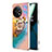 Custodia Silicone Gel Morbida Fantasia Modello Cover con Anello Supporto Y03B per OnePlus 11 5G Multicolore
