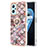 Custodia Silicone Gel Morbida Fantasia Modello Cover con Anello Supporto Y03B per Oppo K10 4G