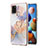 Custodia Silicone Gel Morbida Fantasia Modello Cover con Anello Supporto Y03B per Samsung Galaxy A21s