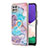 Custodia Silicone Gel Morbida Fantasia Modello Cover con Anello Supporto Y03B per Samsung Galaxy A22 5G