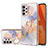 Custodia Silicone Gel Morbida Fantasia Modello Cover con Anello Supporto Y03B per Samsung Galaxy A23 5G Lavanda