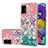 Custodia Silicone Gel Morbida Fantasia Modello Cover con Anello Supporto Y03B per Samsung Galaxy A51 4G Colorato