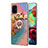 Custodia Silicone Gel Morbida Fantasia Modello Cover con Anello Supporto Y03B per Samsung Galaxy A71 5G