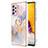 Custodia Silicone Gel Morbida Fantasia Modello Cover con Anello Supporto Y03B per Samsung Galaxy A73 5G