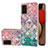 Custodia Silicone Gel Morbida Fantasia Modello Cover con Anello Supporto Y03B per Samsung Galaxy F02S SM-E025F Colorato