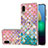 Custodia Silicone Gel Morbida Fantasia Modello Cover con Anello Supporto Y03B per Samsung Galaxy M02 Colorato