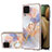 Custodia Silicone Gel Morbida Fantasia Modello Cover con Anello Supporto Y03B per Samsung Galaxy M12 Lavanda