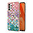 Custodia Silicone Gel Morbida Fantasia Modello Cover con Anello Supporto Y03B per Samsung Galaxy M32 5G