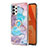 Custodia Silicone Gel Morbida Fantasia Modello Cover con Anello Supporto Y03B per Samsung Galaxy M32 5G