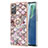 Custodia Silicone Gel Morbida Fantasia Modello Cover con Anello Supporto Y03B per Samsung Galaxy Note 20 5G