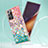 Custodia Silicone Gel Morbida Fantasia Modello Cover con Anello Supporto Y03B per Samsung Galaxy Note 20 Ultra 5G